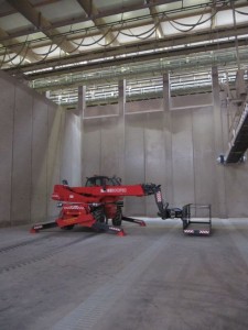reparatie technische instalatie holland malt eemshaven met hoogwerker  